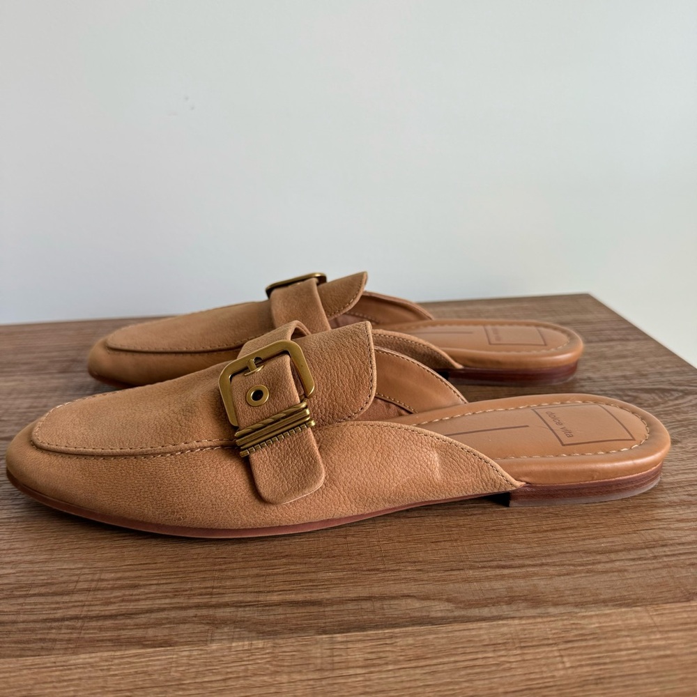 Dolce Vita - Women’s Santel Loafer Mules in Brown/Tan Leather size 8.5 - Picture 4 of 8